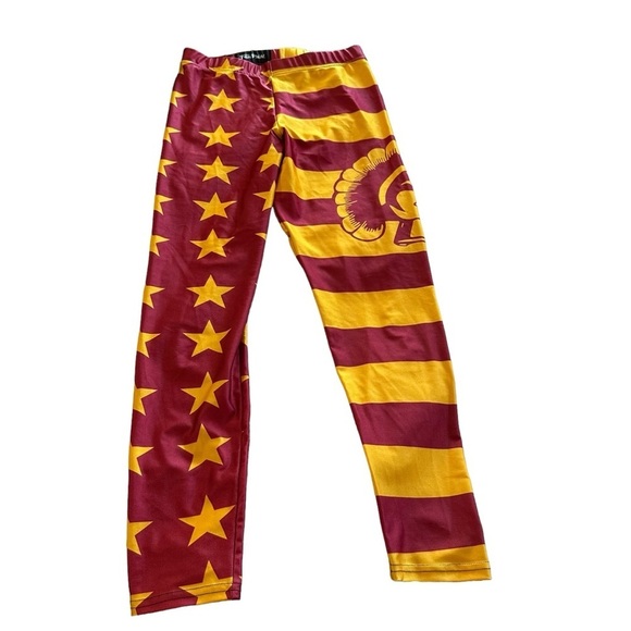 Fan Print University of Southern California Trojans size large leggings - Picture 3 of 4